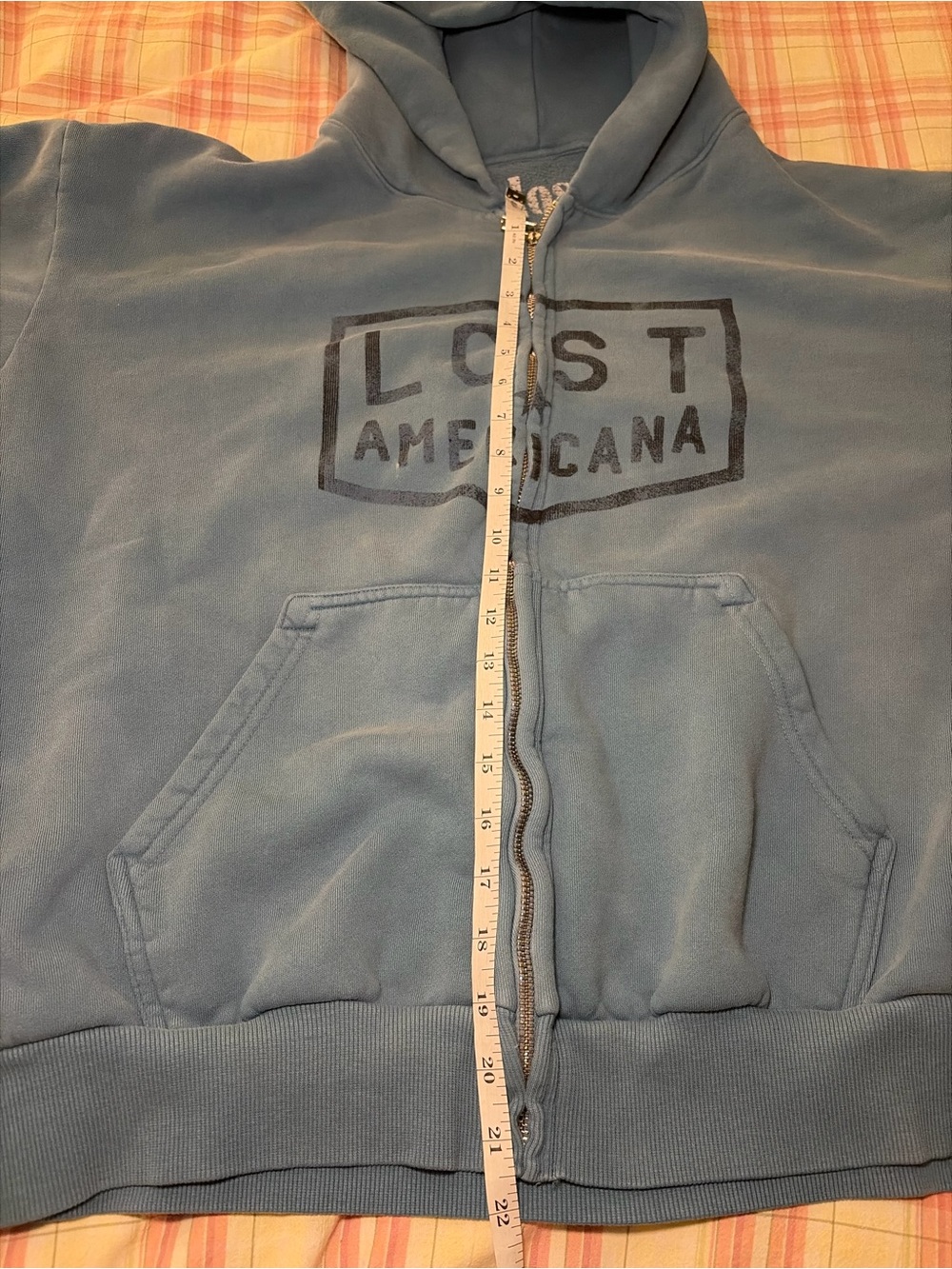 Lost Americana World Tour MGK Graphic Zip Up Hoodie - Picture 5 of 5